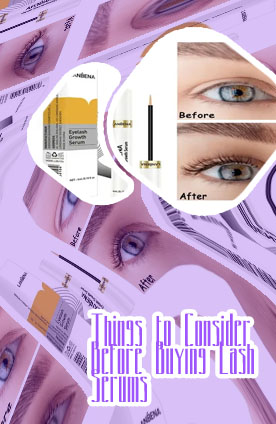 Natural growth serum for eyelashes