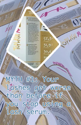 Toplash best eyelash serum for damaged lashes